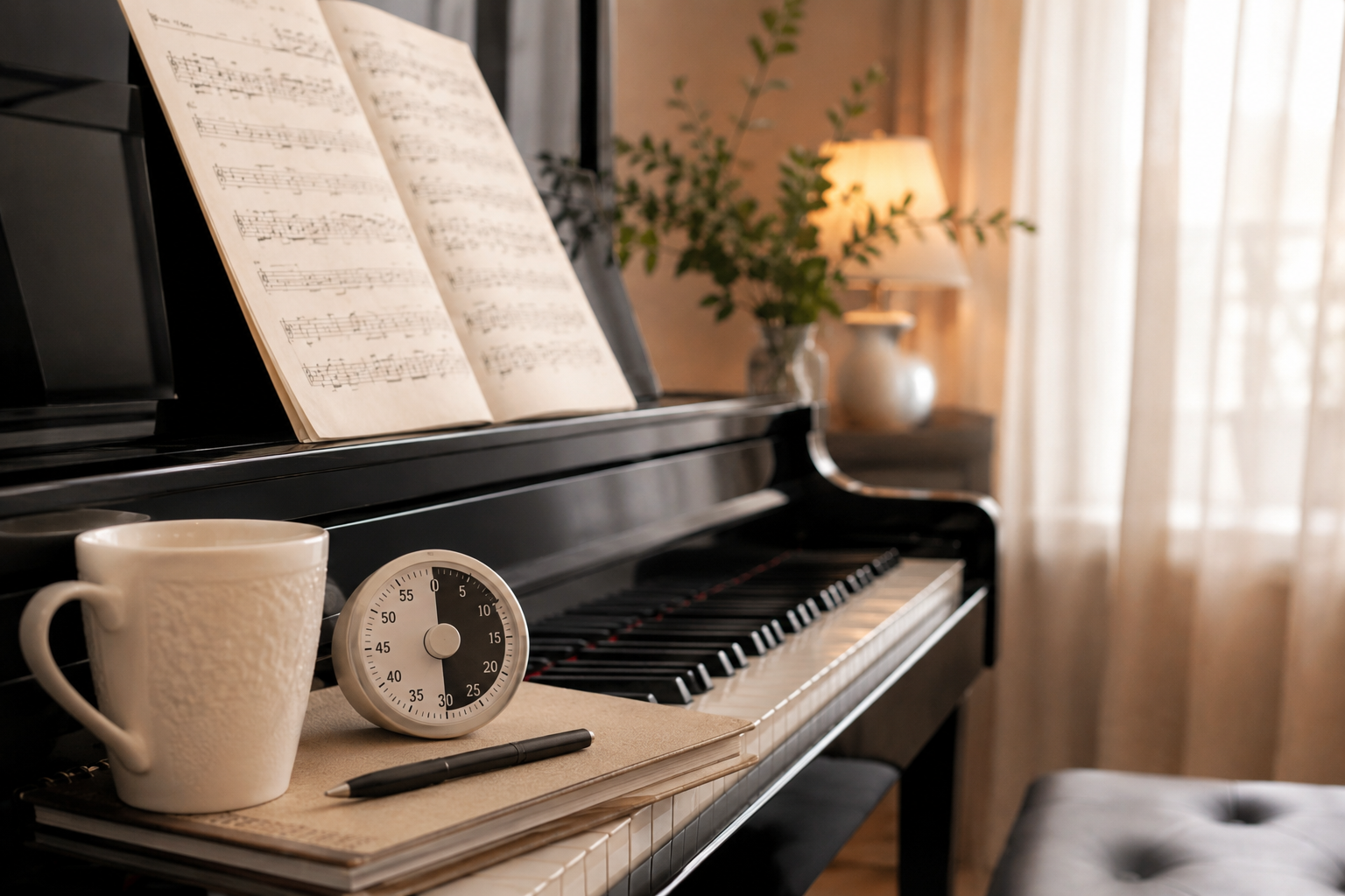 The Secret to 30 Minutes of Consistent Piano Practice